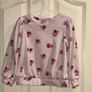 Cat & Jack Pink Floral Sweatshirt